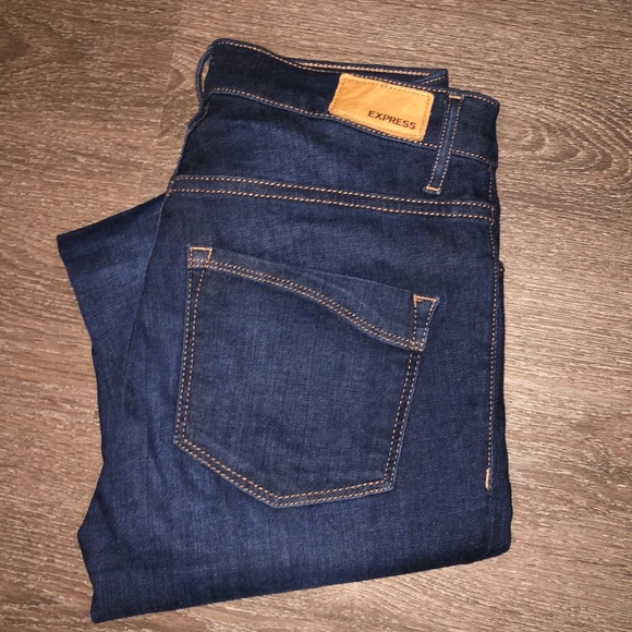 Express cropped high rise jeans - Picture 2 of 5